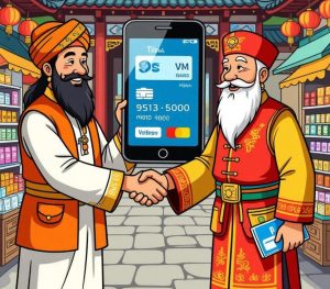 Indian and Chinese merchant